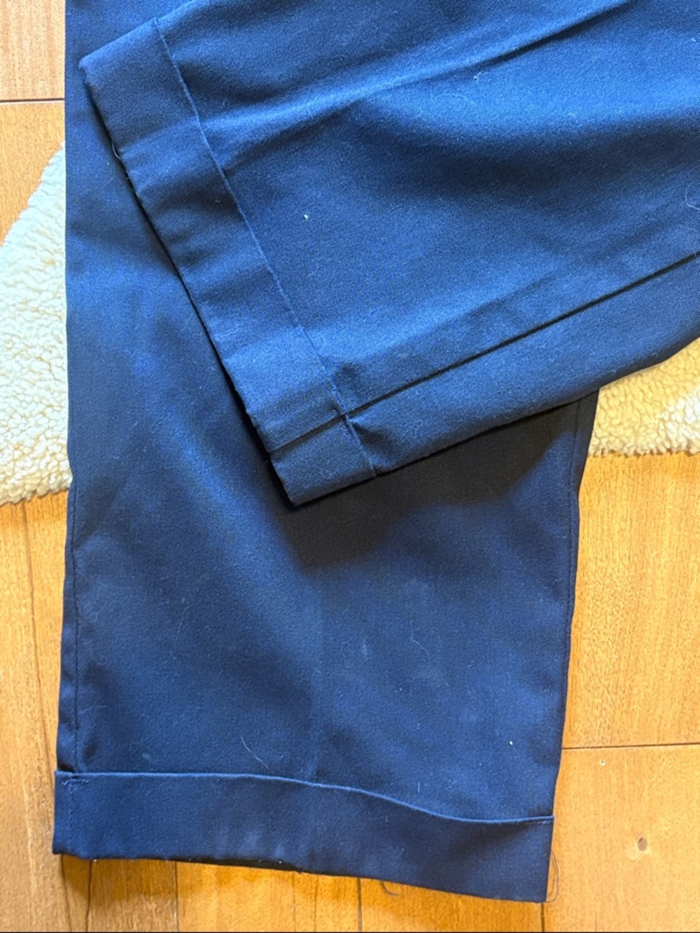 Men's Vintage Tilley Endurables Dark Navy Utility Cargo Pants with Flap Pockets - Picture 6 of 9
